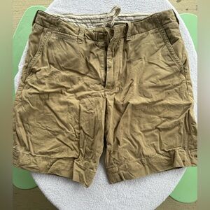 Polo by Ralph Lauren Tan Cargo Shorts with Flat-Front Design
